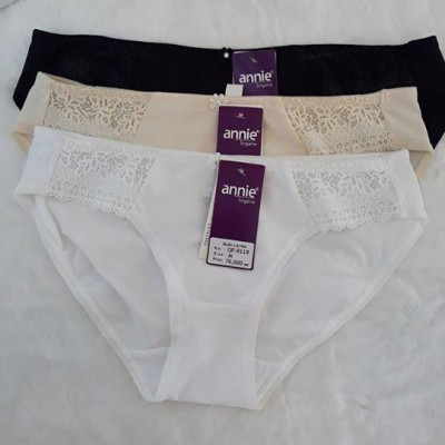 QE 8119.Quần lót phối ren hông điệu đà annie QE 8119 được thiết kế với kiểu dáng thời trang, cuốn hút, form ôm vừa vặn kết hợp c
