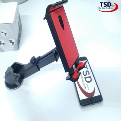 Giá Đỡ iPad, Máy Tính Bảng Trên Xe Hơi Hít Chân Không Cao Cấp - iPad Holder For Car- Hàng nhập khẩu 