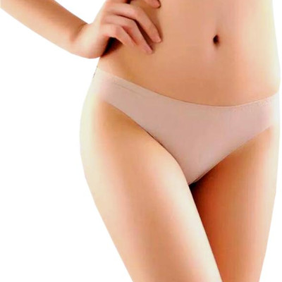 Combo 3 quần lót đúc su QCP22313, Màu da (từ 50kg trở xuống)