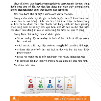Sách Master Your Life - Làm Chủ Tư Duy- BẢN QUYỀN