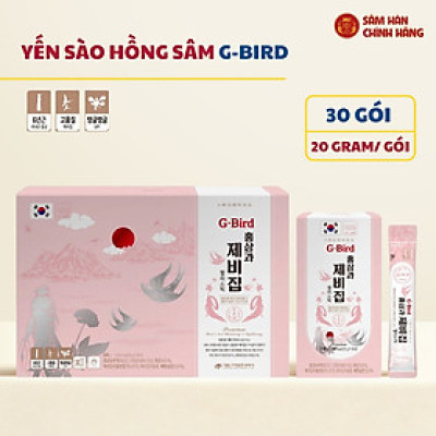 Hồng sâm yến sào G-BIRD (20g x 30 stick dạng thạch) – Daedong
