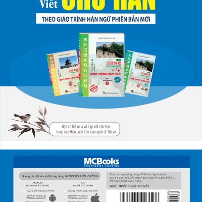 Combo Giáo Trình Hán Ngữ Quyển Thượng Tập 1 Và Tập Viết Chữ Hán Theo Giáo Trình Phiên Bản Mới