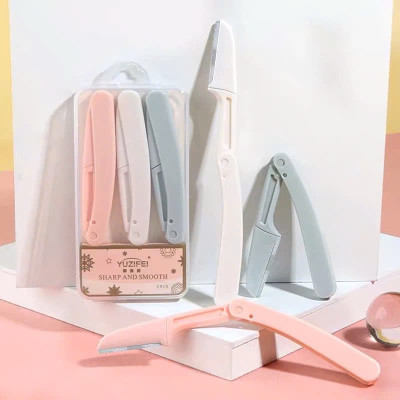 Dao Cạo Chân Mày Nữ - Vỉ 03 Dao Cạo Chân Mày