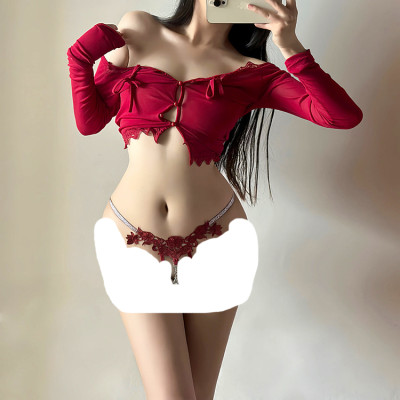 Quần lót nữ gợi cảm đính đá sáng Hot Girl, rỗng trước sau