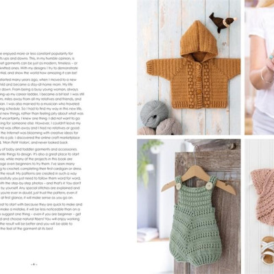 Sách - Timeless Textured Baby Crochet : 20 heirloom crochet patterns for babies an by Vita Apala (UK edition, paperback)