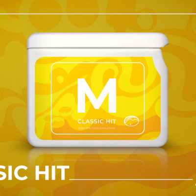 Thực Phẩm Sức Khỏe M Classic Hit - Tim và Não - PROJECT V - Hộp 60 Viên - Xuất xứ Pháp, Hàng Chính Hãng