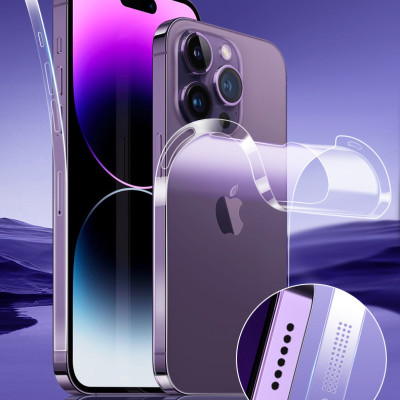 Miếng Dán Film Hydrogel Full Mặt Lưng và Viền cho iPhone 14 / 14 Plus / 14 Pro / 14 Pro Max - Hàng Chính Hãng