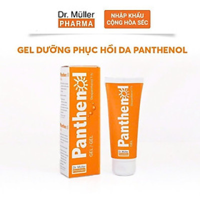 Gel dưỡng ẩm da phục hồi dạng sữa Panthenol B5 7% Dr Muller 100ml dịu mát da cháy nắng, sau trị mụn [Nhập khẩu Châu Âu]