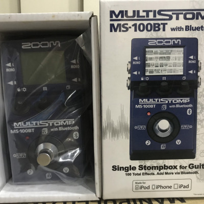Bàn đạp ghita có Bluetooth ZOOM MS-100BT - Hàng chính hãng