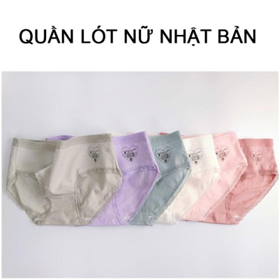 Combo 5 Quần lót nữ kiểu nhật bản thoáng khí chất liệu cotton