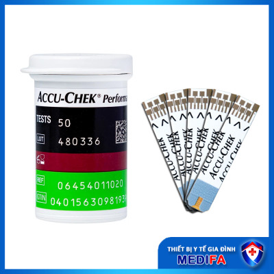 Que Thử Đường Huyết Accu-chek Performa 50 ( Soi tai )