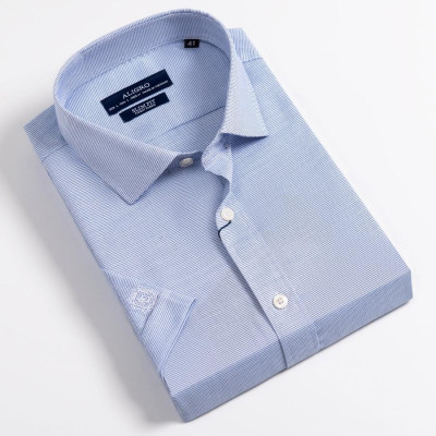 Áo sơ mi nam ngắn tay ALIGRO sợi tre bamboo mềm mại, hạn chế nhăn nhàu form slim vừa thời trang công sở ALGS-C115