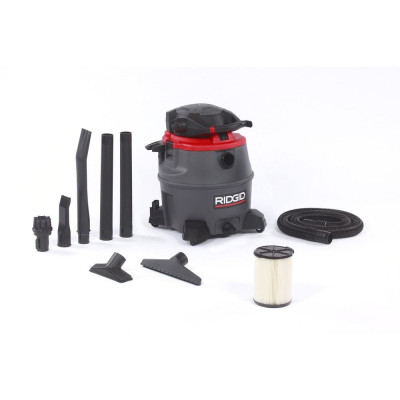 Máy Hút Bụi Công Nghiệp RIDGID 60 lít 1390W 3 in 1: Hút Khô/Ướt/Máy Thổi Gió Rời (55423) Số 1 Tại Mỹ - Hàng chính hãng