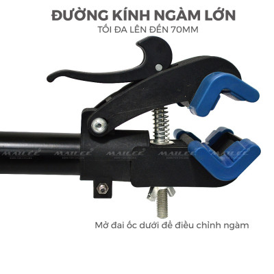 Khung Treo Tường Xe Đạp Cong HS-006 Địa Hình Đường Trường Giá Đỗ Sửa Chữa Phụ Kiện, Thép Không Gỉ Tiết Kiệm Không Gian, chịu tải 30 kg, Khóa chốt nhanh tiện lợi, cần xoay ngang trái phải 180 độ, phù hợp nhiều loại xe - Mai Lee