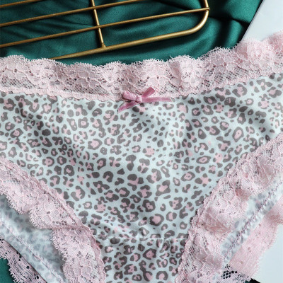 COMBO 5 QUẦN LÓT NỮ THUN LẠNH HỌA TIẾT BÁO ĐỐM VIỀN REN CAO CẤP 2339