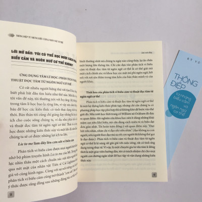 Thông Điệp Từ Những Biểu Cảm Và Ngôn Ngữ Cơ Thể + Sức Mạnh Của Những Thay Đổi Tâm Lý Tinh Tế (kèm bookmark)