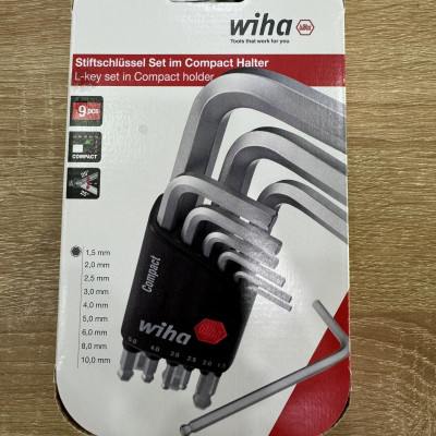 Bộ lục giác đầu bi 9 chi tiết Wiha 40411 (mã 40410 kèm hộp)