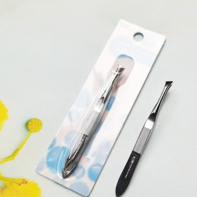 Nhíp Nhổ Lông Mày Bằng Thép Kai Tweezers HL0401 (Màu Xanh)