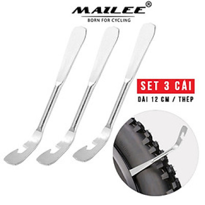 (3 cái) Cây thanh nạy lốp móc lốp xe đạp 11cm chất liệu thép Mai Lee