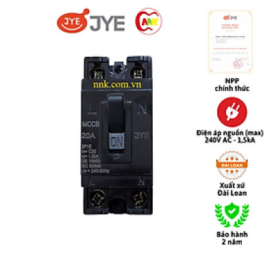 Cầu dao điện / CB cóc BF-1 10A, 15A, 20A, 25A, 30A, 40A JYE hàng chính hãng