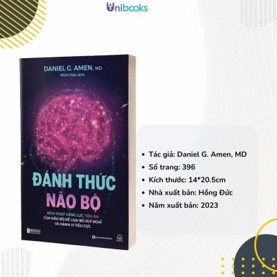 Sách - Đánh thức não bộ: Kích hoạt năng lực tiềm ẩn của não bộ để loại bỏ suy nghĩ và hành vi tiêu cực - Bizbooks