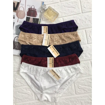 Combo 10 quần lót nữ chất liệu cotton ren chất đẹp từ 35 đến 65kg