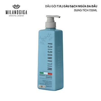  Dầu Gội , Dầu Xả hương nước hoa Milanogica 725ml Phục hồi hư tổn, T.r.ị gàu sạch ngứa da đầu