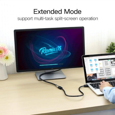 Ugreen UG10141HD107TK 1M màu Đen Cáp tín hiệu HDMI nối dài hỗ trợ 4K x 2K - HÀNG CHÍNH HÃNG