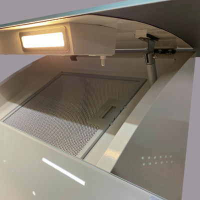 Máy Hút Mùi Kính Vát Cong KAFF KF-LUX AT70H-WH (KF-LUX AT90H-WH) - Hàng Chính Hãng