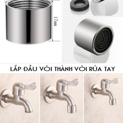 ĐẦU NỐI CHUYỂN ĐỔI THÀNH VÒI RỬA TAY – INOX 304