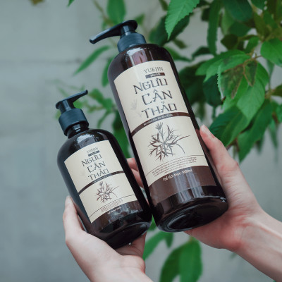 [Thảo Dược Thật] Dầu gội bồ kết, bưởi cô đặc, dầu gội thảo dược phụ hồi tóc, ngăn ngừa gãy rụng - Ngưu Cân Thảo 500ml