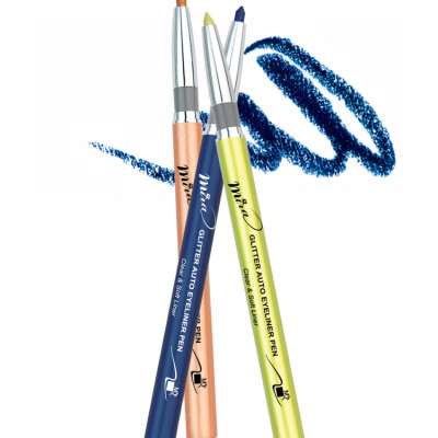 Chì mí kim tuyến Mira Glitter Auto Eyeliner Pen Hàn Quốc No.302 White Pearl tặng kèm móc khoá