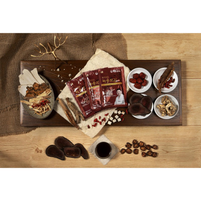 Hộp 10 gói Chiết Xuất Nhung Hươu Và Hồng Sâm Hàn Quốc 6 Năm Tuổi