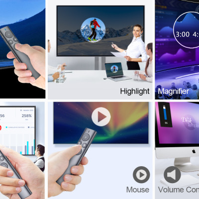 Bút trình chiếu NORWii N95 Pro Spotlight cao cấp 2in1 dùng cho mọi màn hình TV,LED,LCD, bảng chiếu hỗ trợ Windows, MacOS - Hàng nhập khẩu