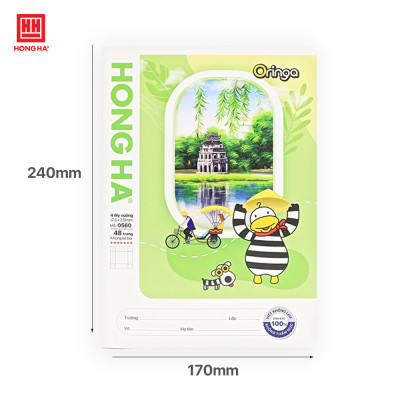 Lốc vở 4 Ô ly 48 trang School Oringa Galaxy độ trắng cao - 0560