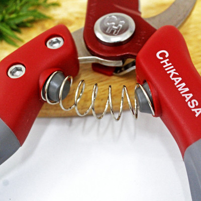 Kéo cắt cành cao cấp Nhật Bản Chikamasa PS-8PLUS-R chiều dài lưỡi 52mm - lưỡi thép carbon chất lượng cao siêu bén - Cắt ngọt, không bám dính, liền sẹo nhanh