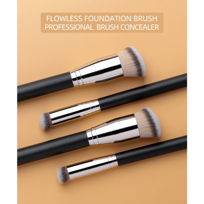 Cọ Che Khuyết Điểm 3 Cây, bộ cọ trang điểm 3 cây, bộ cọ Đầu Tròn Nhỏ 370, Cọ che khuyết điểm tròn 270, Cọ đánh phấn nền tròn Che Khuyết Điểm