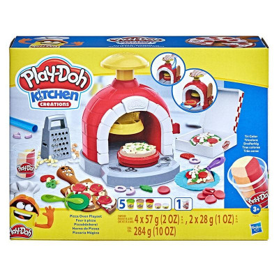 Bộ Đồ Chơi Bột Nặn Máy Làm Bánh Pizza Vui Nhộn - Playdoh F4373 (15 Chi Tiết)