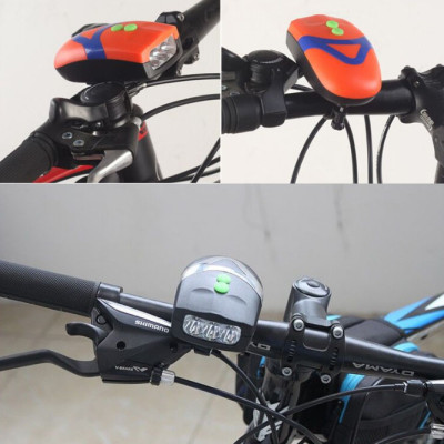 Đèn chiếu sáng có còi dành cho xe đạp - Hàng chính hãng 