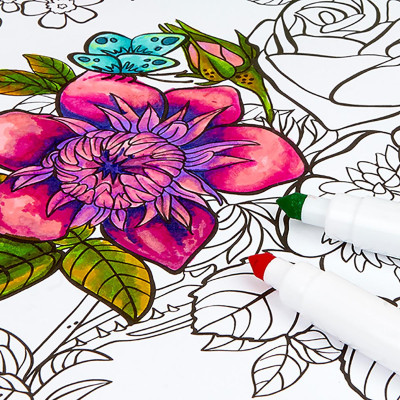 Hộp 50 Bút Lông Màu Rửa Được - Phiên Bản Mới Super Tips - Crayola 587507