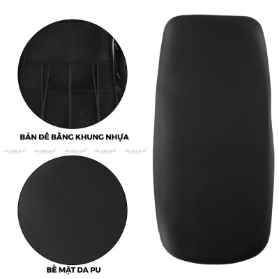 Đệm Ngồi Sau Xe Đạp Địa Hình DG-2120 Lớp đệm trong dày 3 cm, đệm mềm da PU (kích thước 37x17cm), Siết bằng Khung Thép, chống nước - Mai Lee