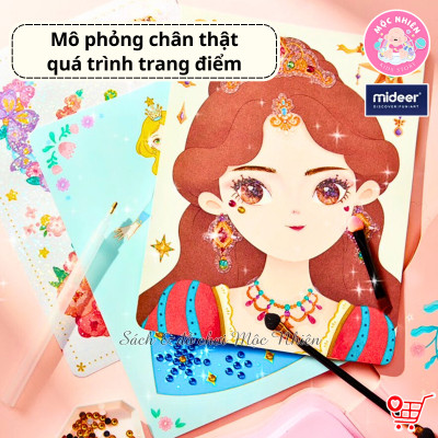 Bộ trang điểm thiết kế thời trang tổng hợp Mideer 3 trong 1 - Princess Fantasy Makeup - Dành cho bé gái từ 3 tuổi