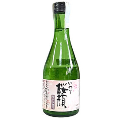 Rượu Sake (Sakuragao) Tokubetsu Honjozo 15% 300ML