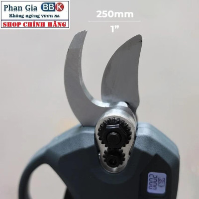 Kéo cắt cành dùng pin Work fix -CP30BL - Màn hình led báo % Pin -Công tắc bóp - Động cơ không chổi than 100% Lõi Đồng