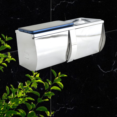 Lô giấy đôi inox 304 chống ăn mòn mặt gương sang trọng Hiwin Y-309 kích thước 270x100x115