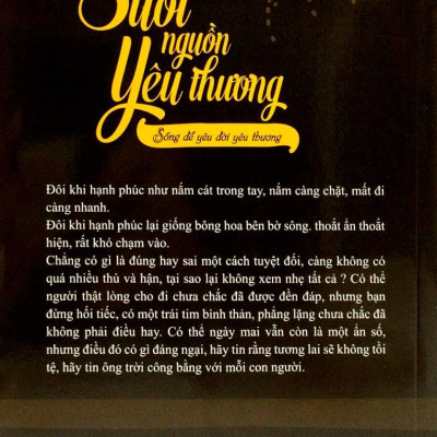 Bộ Sách Suối Nguồn Yêu Thương - Sống Để Yêu Đời Yêu Thương + Lý Trí Và Con Tim (Bộ 2 Cuốn)