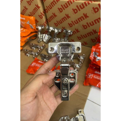 Bản Lề Tủ Bếp, Bản Lề Cửa Tủ, Bản Lề Hơi Bật Giảm Chấn, INOX Không Gỉ 304 BLUMK - Tháo Lắp Nhanh