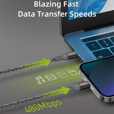 Cáp Innostyle PowerFlex USB-C to Lightnng 1.5m 20/30/60W ICL150AL - Hàng chính hãng