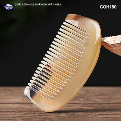 Lược sừng múi bưởi mini xuất Nhật (Size: XS - 9cm) COH180 - Chăm sóc tóc