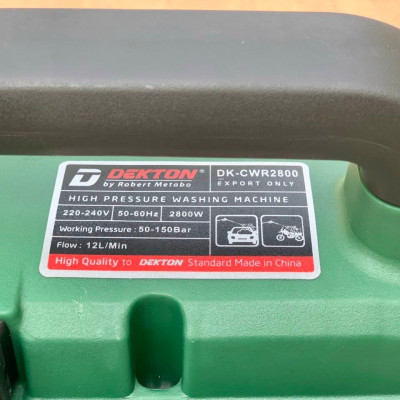 MÁY XỊT RỬA XE 2800W 150BAR DEKTON DK-CWR2800 - HÀNG CHÍNH HÃNG